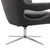 Quinn Contemporary Adjustable Swivel Accent Chair (LCQUCHGR)