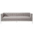 Andre Gray Tweed Sofa With Steel Frame (LCAN3GR)
