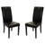 Md-014 Black Bonded Leather Side Chair-(Set Of 2) - (LCMD014SIBL)