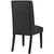 Baron Dining Chair Vinyl Set Of 2 EEI-2747-BLK-SET