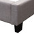 Madison Ave Tufted Wing Eastern King Bed In Light Grey Button Tufted Fabric By Diamond Sofa MADISONAVEEKBEDLG