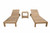 Anderson 3 Piece South Bay Glenmore Lounger Set W/ Side Table (SET-276)