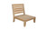 4 Piece Riviera Luxe Modular Deep Seating Sectional Sofa Set (Set-95)