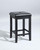 Upholstered Square Seat Black Bar Stool - 24" (Set Of 2) (CF500524-BK)