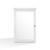 Lydia Mirrored Wall Cabinet - White (CF7005-WH)
