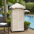 Palm Harbor Outdoor Wicker Towel Valet With Sand Cover (CO7304-BR)