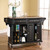 Stainless Steel Top Kitchen Island - Black (KF30002EBK)