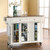 Stainless Steel Top Kitchen Island - White (KF30002EWH)