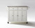 Stainless Steel Top Kitchen Island - White (KF30002EWH)