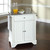 Lafayette Stainless Steel Top Portable Kitchen Island - White (KF30022BWH)