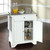 Lafayette Stainless Steel Top Portable Kitchen Island - White (KF30022BWH)