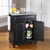 Cambridge Solid Granite Top Portable Kitchen Island - Black (KF30023DBK)