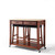 Natural Wood Top Kitchen Island - Classic Cherry With 24" Stools (KF300514CH)