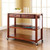 Natural Wood Top Kitchen Island With Optional Stool Storage - Classic Cherry (KF30051CH)