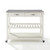 Stainless Steel Top Kitchen Island With Optional Stool Storage - White (KF30052WH)