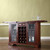 Lafayette Sliding Top Bar Cabinet - Vintage Mahogany (KF40002BMA)