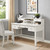 Adler Computer Desk With Hutch - White (KF65003WH)