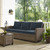 Bradenton Sofa With Navy Cushions (KO70049WB-NV)