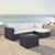 Biscayne 4 Person Outdoor Wicker Seating Set - White (KO70105BR-WH)