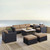 Biscayne 7 Person Outdoor Wicker Seating Set - Mocha (KO70116BR-MO)