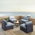 Biscayne 4 Person Outdoor Wicker Seating Set - Mist (KO70122BR-MI)