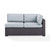 Biscayne Loveseat With Mist Cushions (KO70129BR-MI)