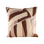 Brown Neutrals Pillow With Goose Down Insert (8906-008)