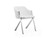 Acorn White Eco-Leather Arm Dining Chair (CB-F3202-W)