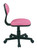 Osp Designs Student Task Chair In Pink Fabric (499-261)