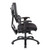 Vertical Black Mesh Back Chair W/ Shiny Black Base & Coal Free Flex Fabric (99663B-30)
