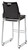 Tall Black Stacking And Ganging Chair - (Pack Of 2) (DC8309C2-3)