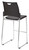 Tall Black Stacking And Ganging Chair - (Pack Of 4) (DC8309C4-3)