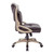 Executive Low Back Chair In Espresso Bonded Leather W/ Cocoa Accents (ECH91211-EC1)