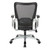 Screen Back Chair With Black Faux Leather Seat (EMH69216-U6)