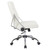 Faux Leather Chair In Cream With Chrome Base (FL80287C-U28)