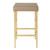 26" Gold Backless Stool In Camel (MET1326G-1)