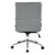 Armless Mid Back Manager'S Faux Leather Chair In Charcoal W/ Chrome Base (SPX23592C-U42)