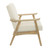 Weldon Chair In Linen Fabric With Brushed Finished Frame (WDN51-L32)