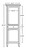 Juliet Rectangle Birch Wood-Veneer Linen Tower - Walnut (AI-57)