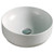 13.8-In. W Above Counter Matt White Vessel For Wall Mount Wall Mount Drilling By American Imaginations (AI-28247)