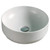 13.8-In. W Above Counter Matt White Vessel For Deck Mount Deck Mount Drilling By American Imaginations (AI-28193)