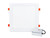 12-In. W Square Aluminum Recessed Pot Light In White Color By American Imaginations (AI-28691)