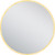24-In. W Round Aluminum Wall Mount Led Backlit Mirror In Aluminum Color By American Imaginations (AI-28697)