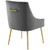 Discern Upholstered Performance Velvet Dining Chair EEI-3508-GRY