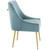 Discern Upholstered Performance Velvet Dining Chair EEI-3508-LBU