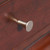 1" W Round Brass Cabinet Knob In Brushed Nickel Color (AI-380)