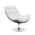 Brighton Wicker Rattan Outdoor Patio Swivel Lounge Chair EEI-3616-LGR-WHI