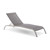 Savannah Mesh Chaise Outdoor Patio Aluminum Lounge Chair EEI-3721-GRY