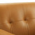 Engage Top-Grain Leather Living Room Lounge Accent Armchair EEI-3734-TAN