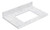 Shaker Rectangle Quartz Top - Bianco Carrara (AI-17459)